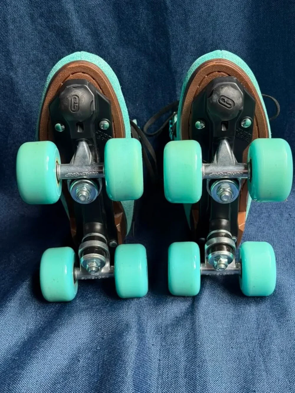 Sure-Grip Boardwalk Outdoor Roller Skates Sea Breeze Size 7
